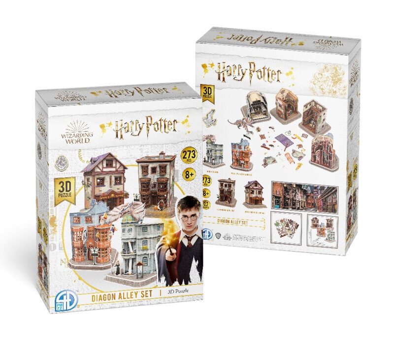 Harry Potter, 3D Puslespil Diagon Ally Set 273 bitar