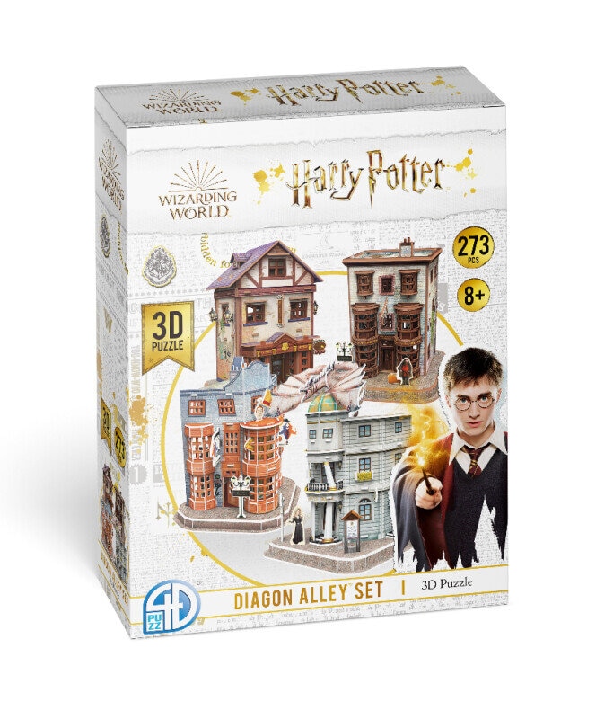 Harry Potter, 3D Puslespil Diagon Ally Set 273 bitar