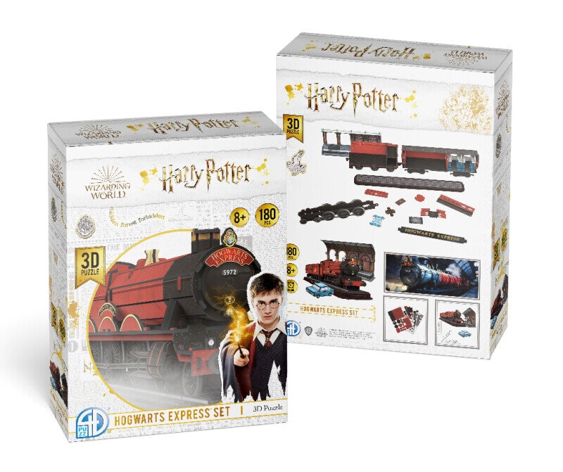 Harry Potter, 3D Puslespil Hogwarts Express Set 180 bitar