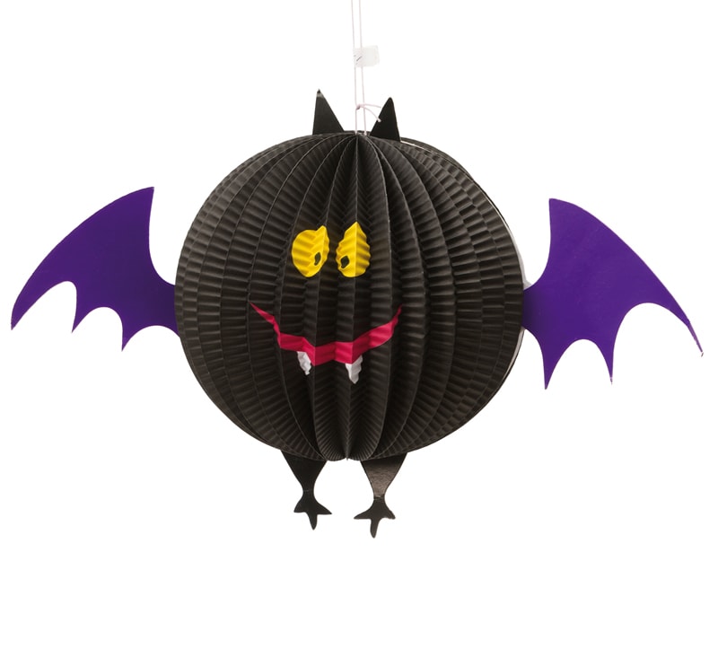 Halloween Hængende Flagermus i honeycomb