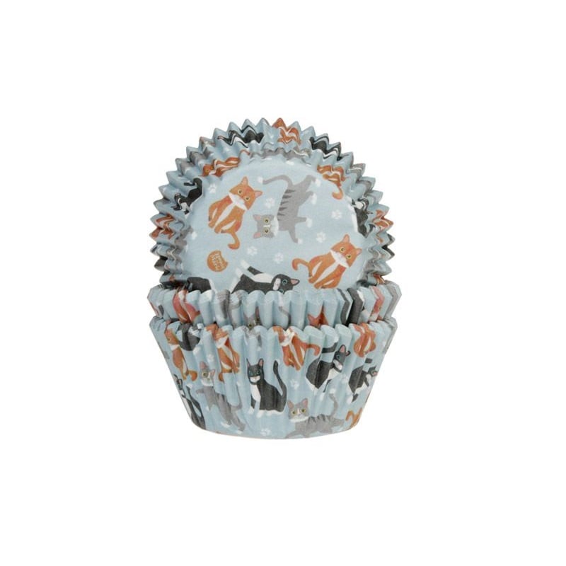 Muffinforme - Katte 50 stk