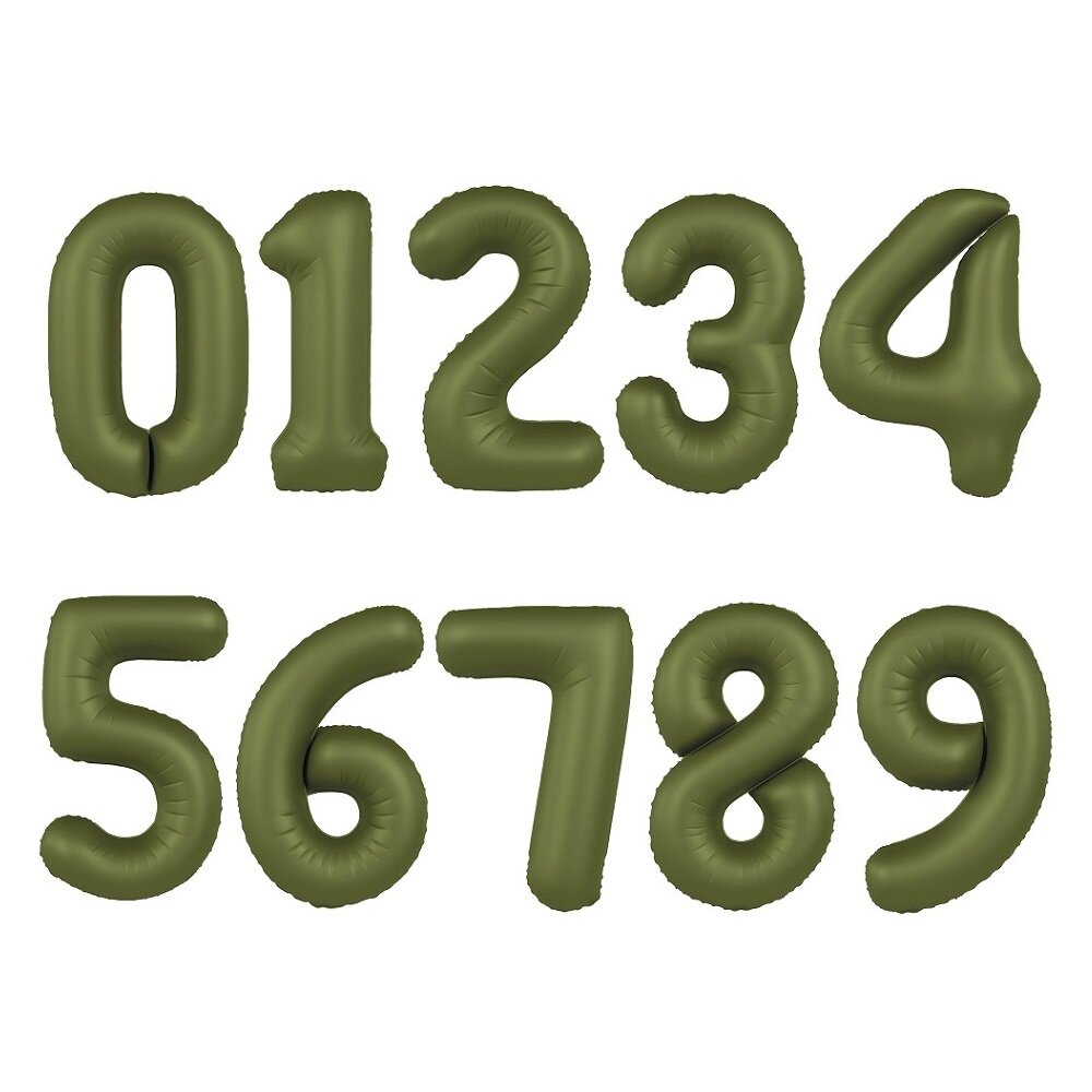 Talballoner Mat Olivengrøn 86 cm