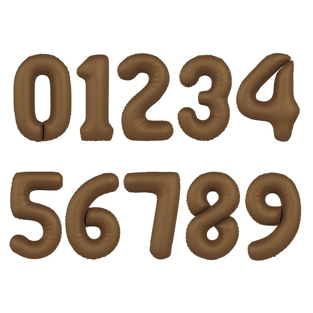 Talballoner Mat Chokoladebrun 86 cm