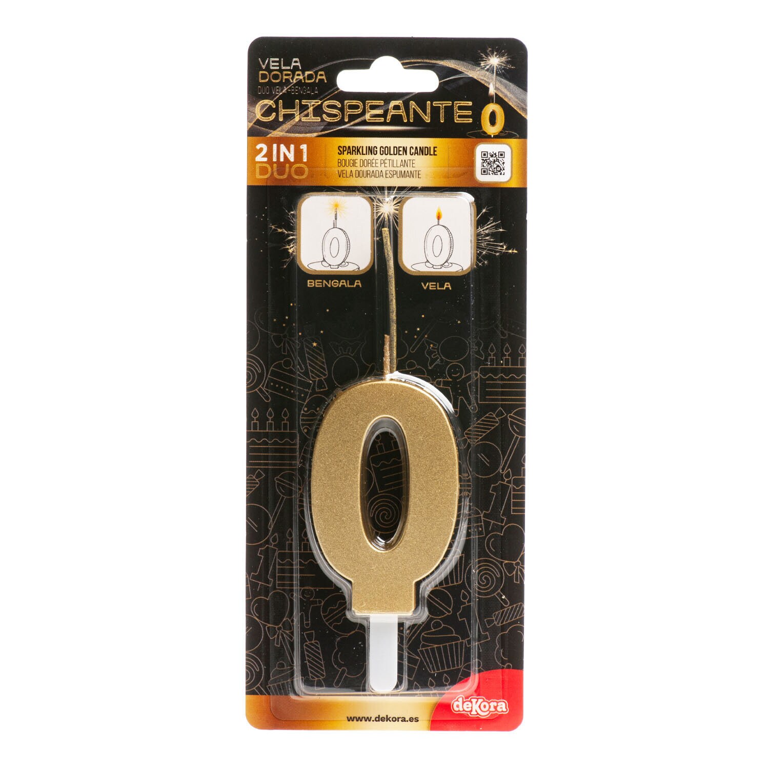 Kagelys Gnistrende Guld 0-9 år