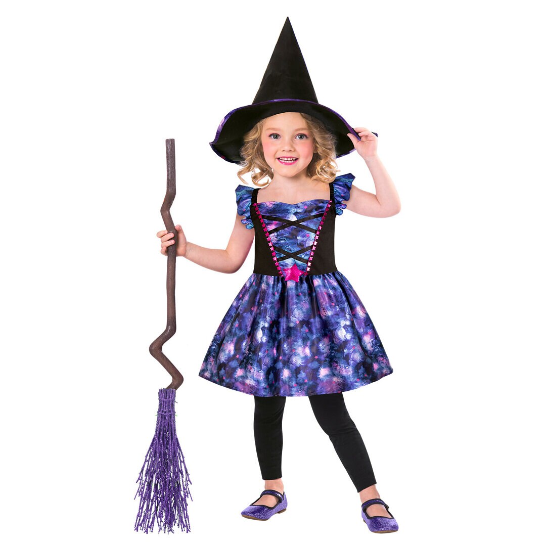 Mystical Witch Kostume Børn 3-8 år