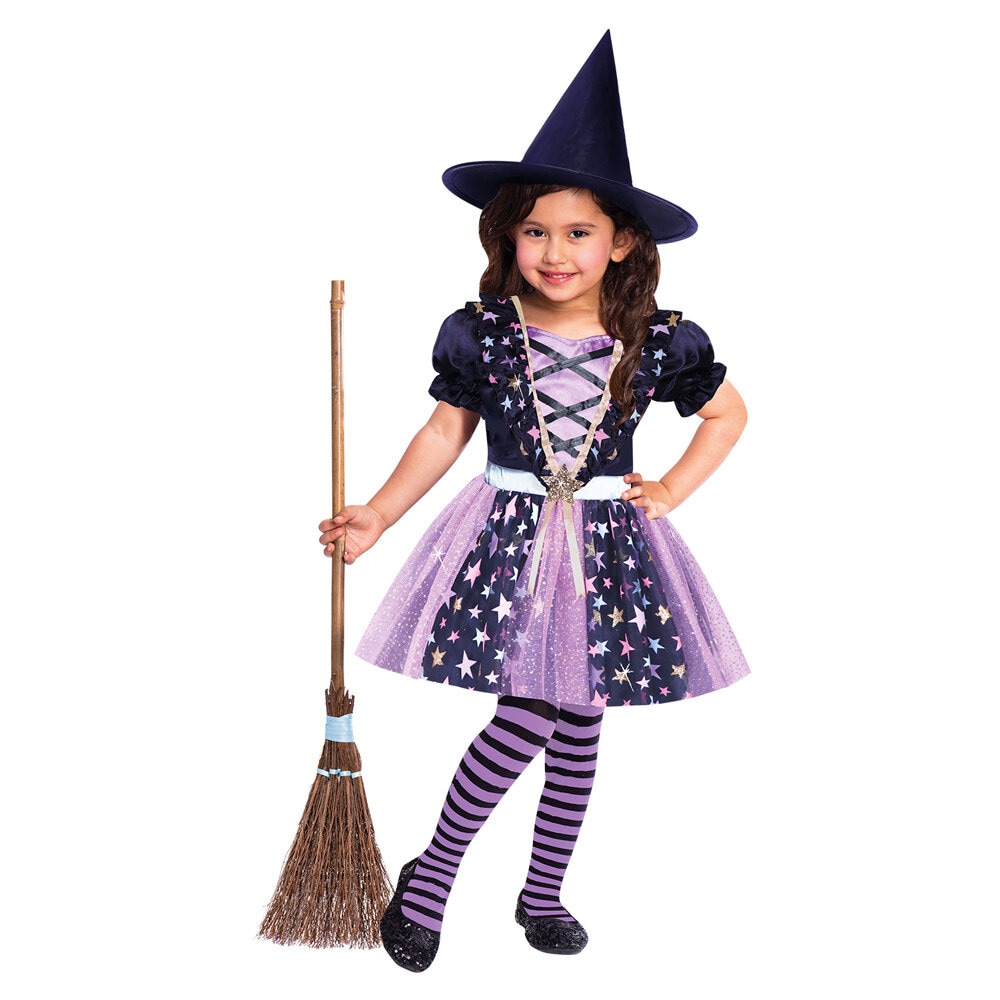 Starlight Witch Kostume Børn 4-8 år