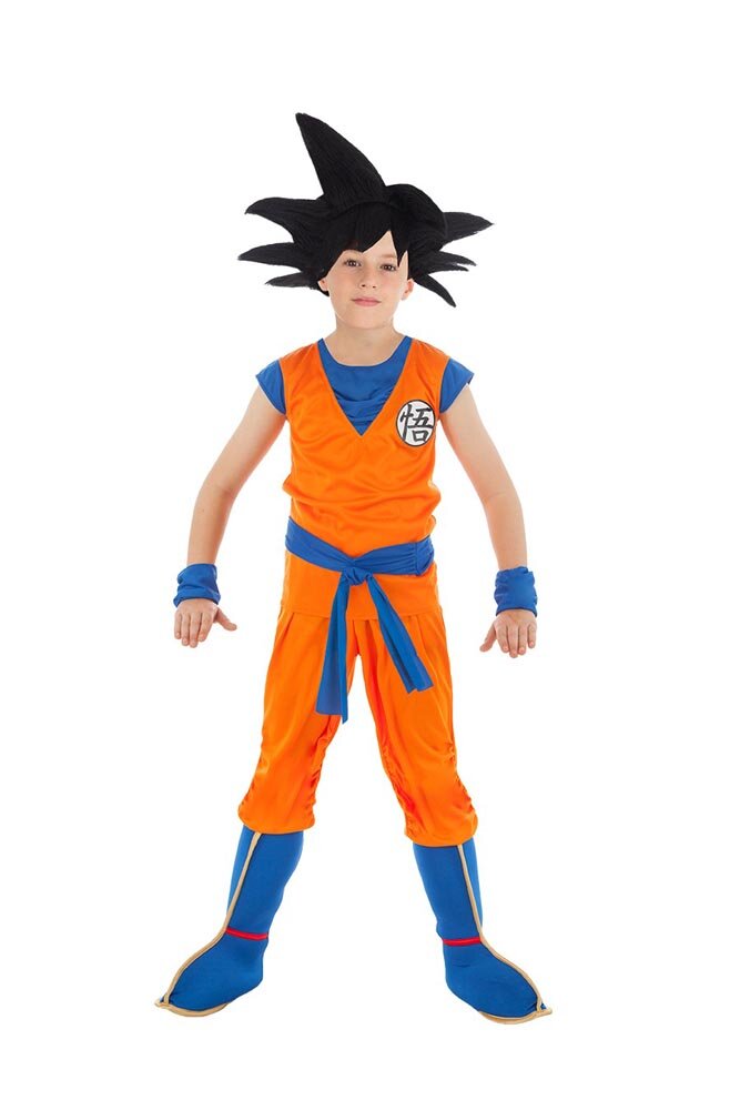 Kostume Goku Saiyan Børn 9-12 år