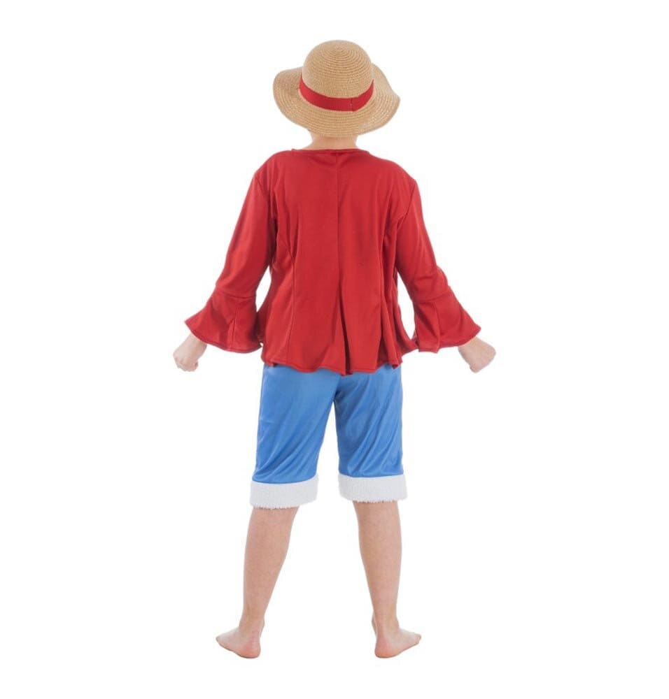 Kostume One Piece Luffy Børn 9-12 år