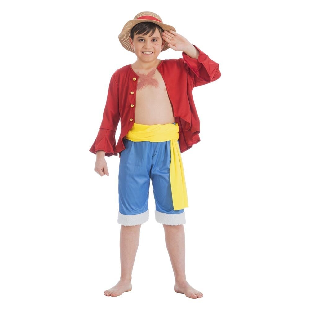 Kostume One Piece Luffy Børn 9-12 år