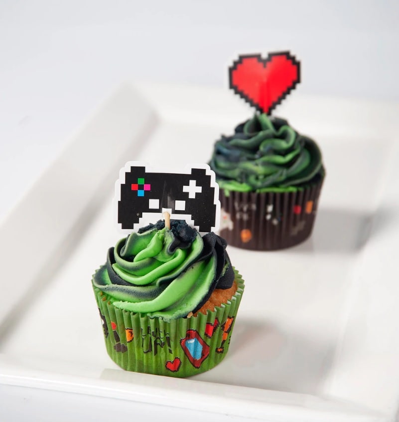 Cake Toppers - Gaming Party 12 stk.