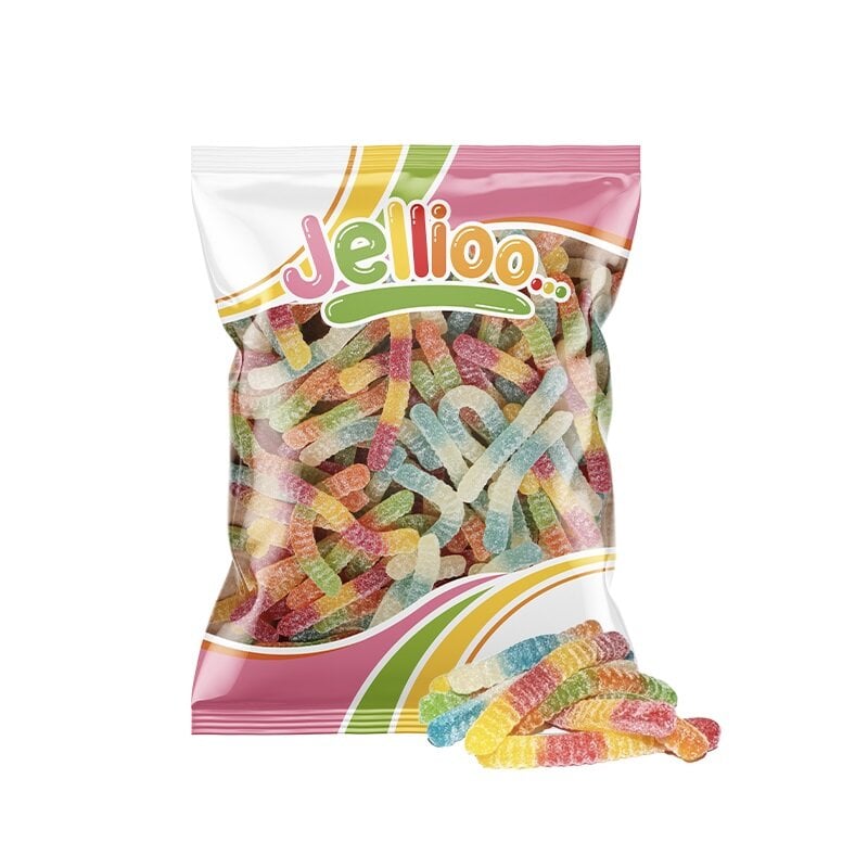 Jellio Sura geléorme med frugtsmag 1 kg