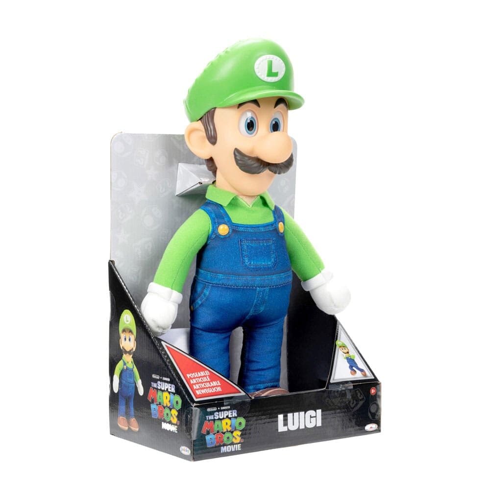 Super Mario Bros - Bamse Luigi Deluxe 30 cm