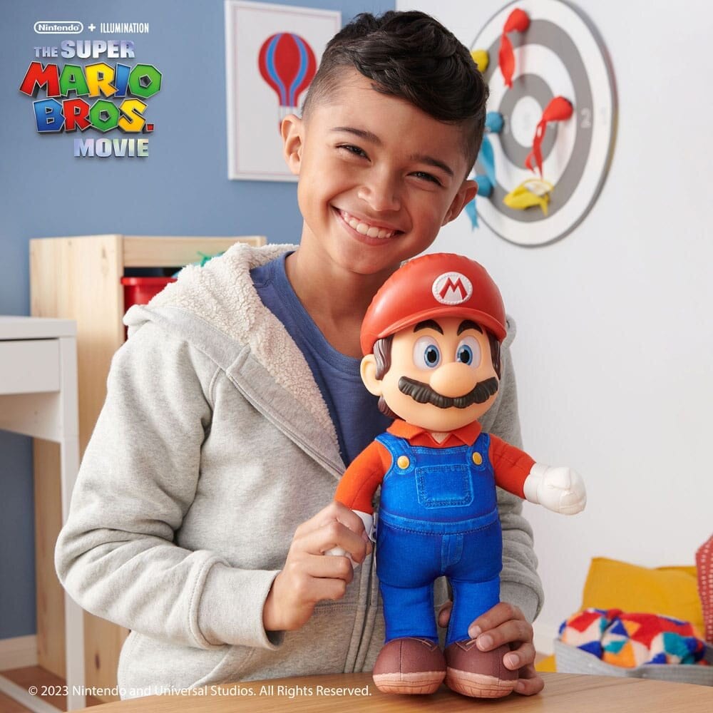Super Mario Bros - Bamse Mario Deluxe 30 cm