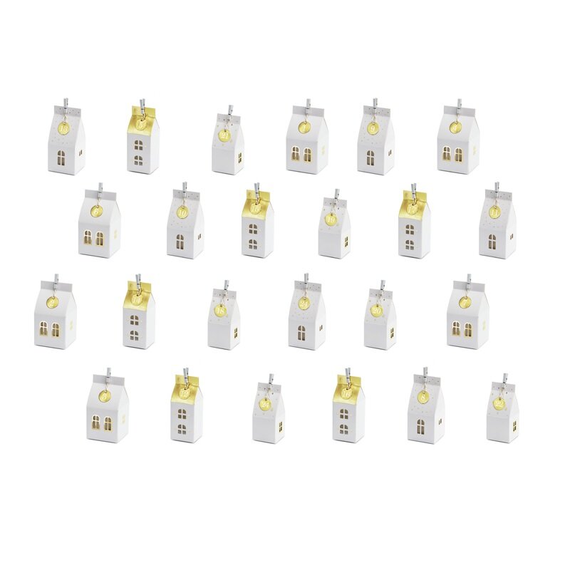 DIY Adventskalender - Hvide Huse