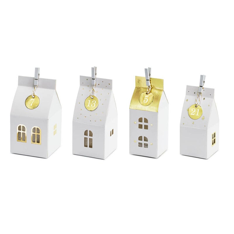 DIY Adventskalender - Hvide Huse