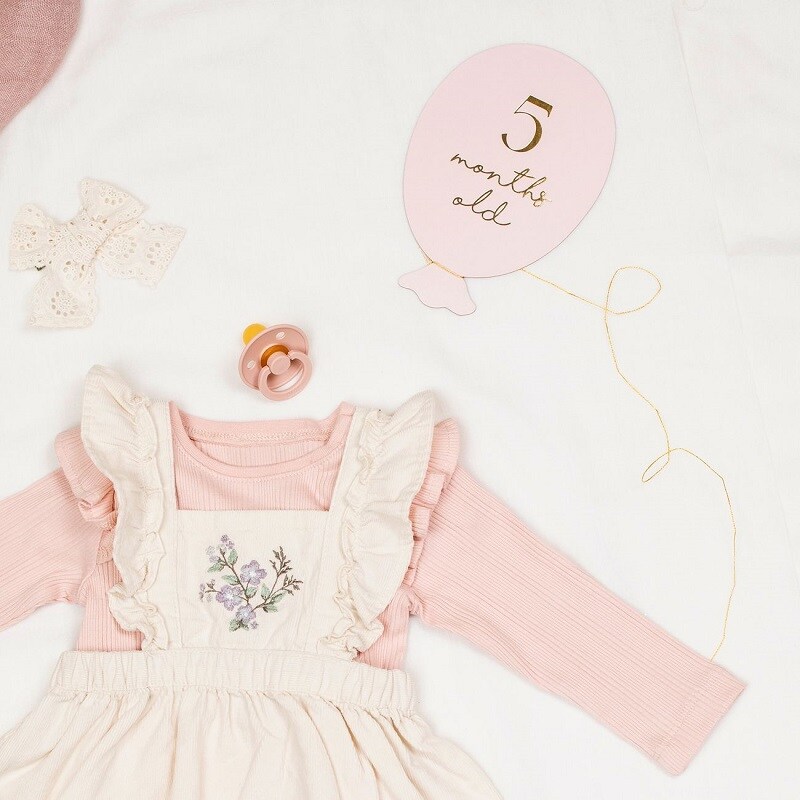 Ballonformede kort til milepæle 12-pak