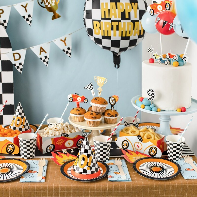 Racer Car - Cake Toppers 4 stk