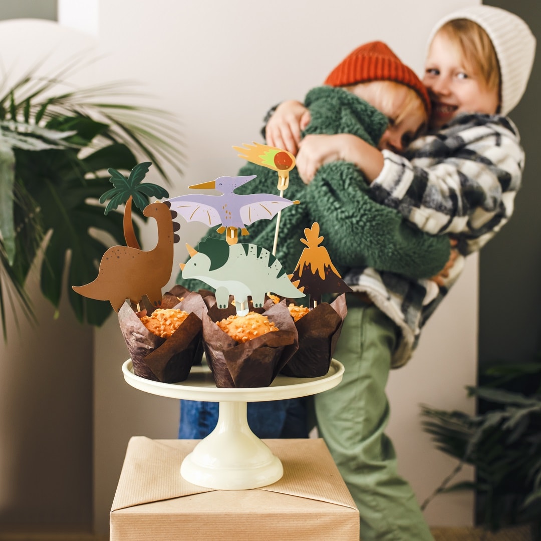 Cake Toppers - Dinosaur 6 stk