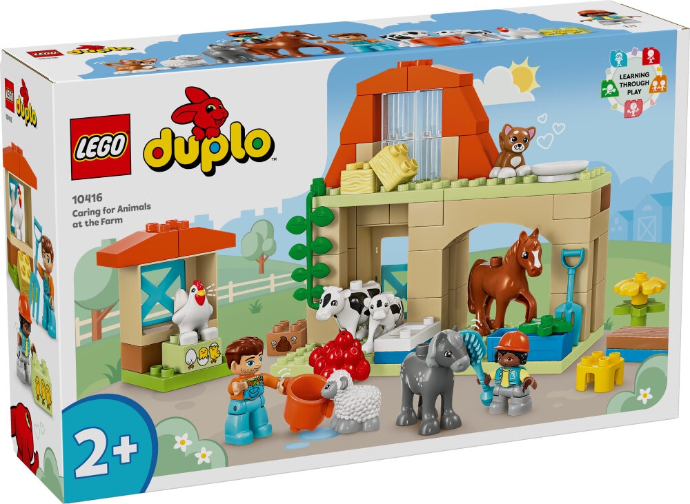 LEGO Duplo - Pasning af bondegårdens dyr 2+
