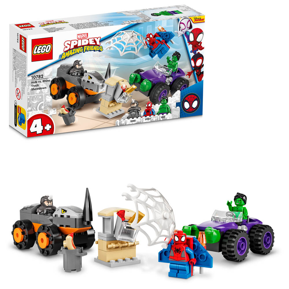 LEGO Marvel Avengers, Hulk og Rhinos truck-kamp 4+
