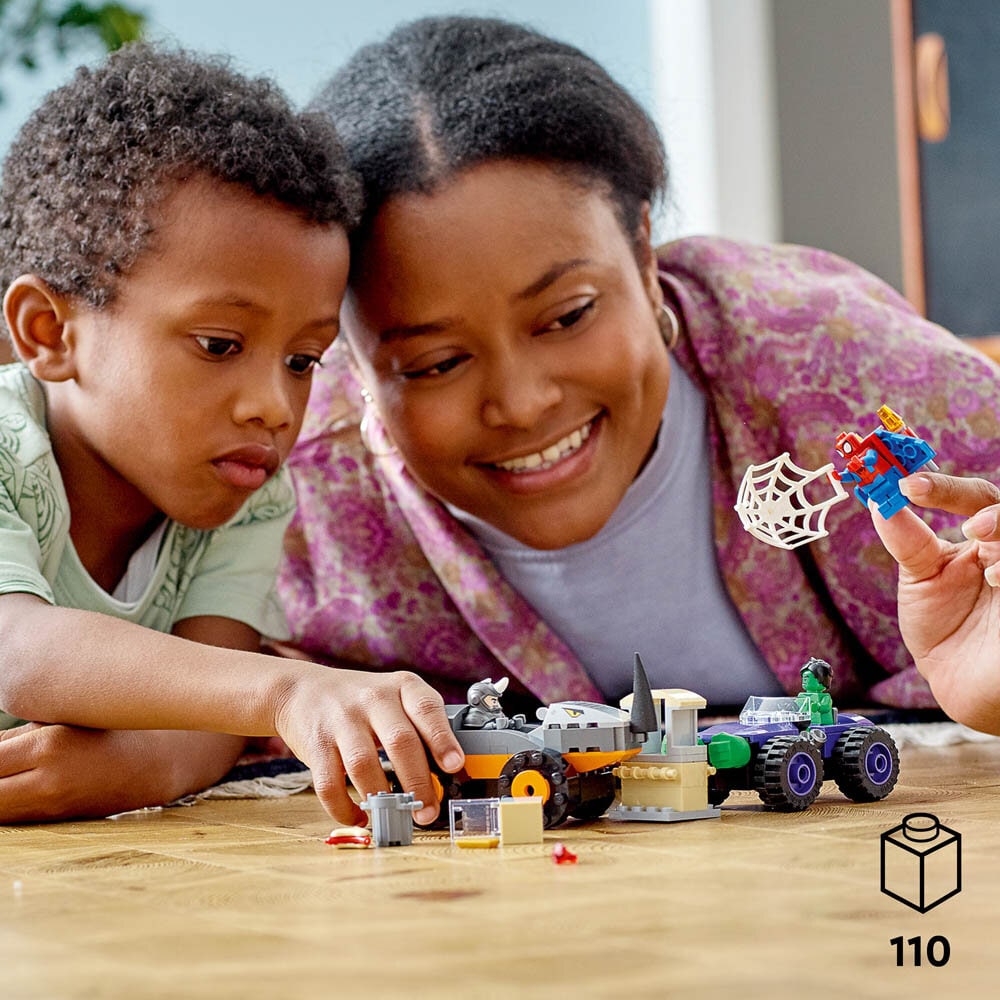 LEGO Marvel Avengers, Hulk og Rhinos truck-kamp 4+