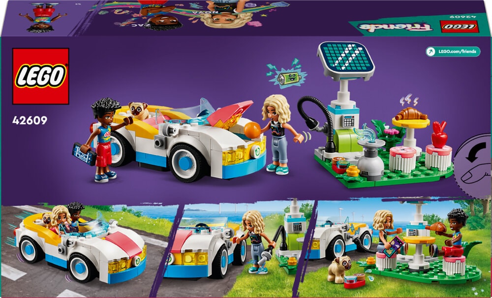 LEGO Friends - Elbil og ladestander 6+