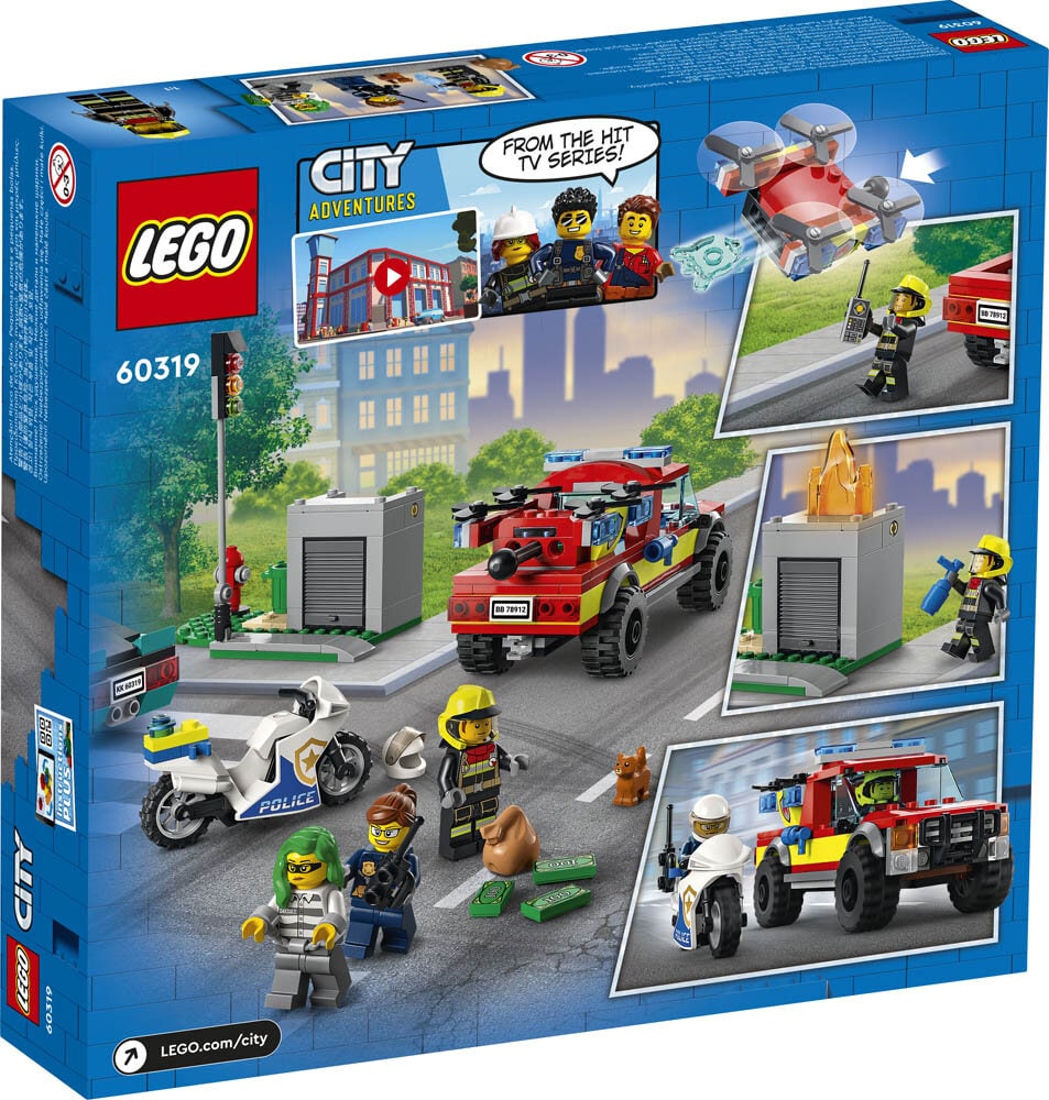 LEGO City, Brandslukning og politijagt 5+
