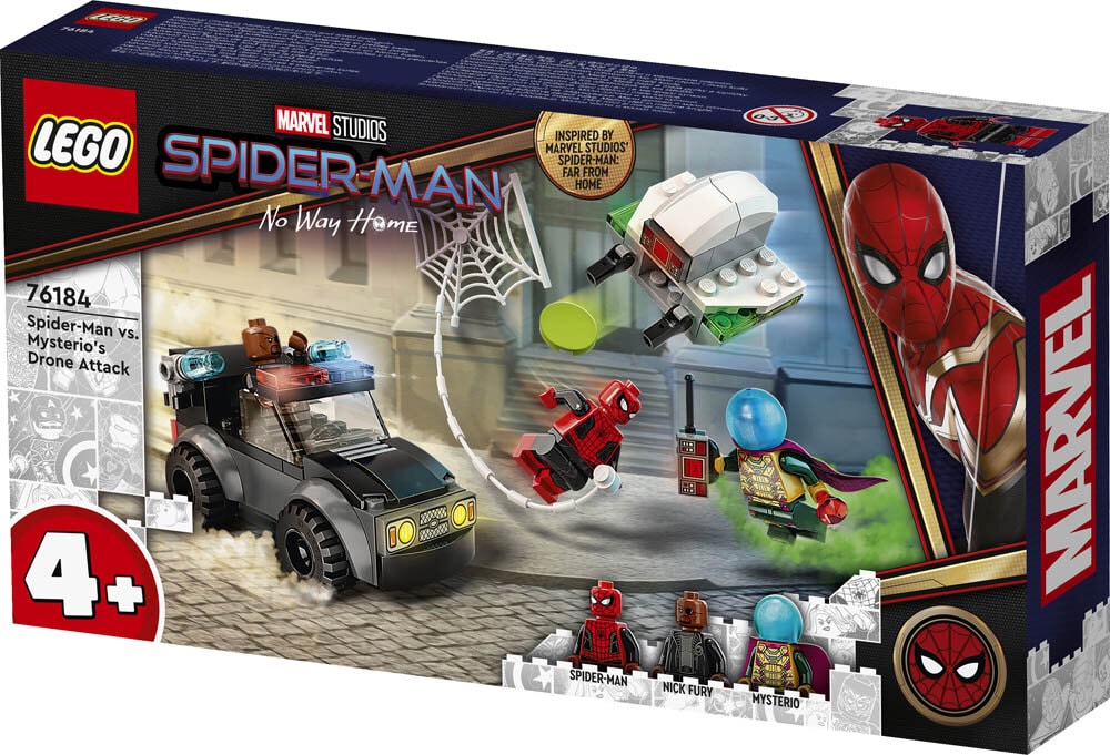 LEGO Marvel - Spider-Man mod Mysterios droneangreb 4+