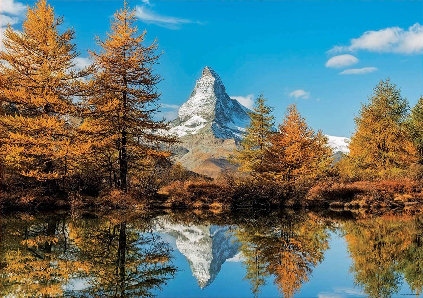 Educa Puslespil, Matterhorn Mountain in Autumn 1000 brikker