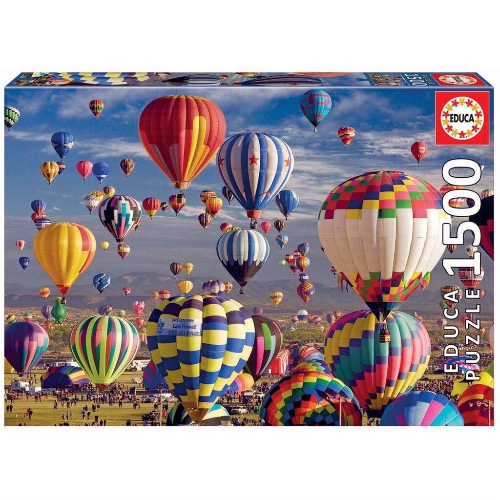 Educa Puslespil, Hot Air Balloons 1500 brikker