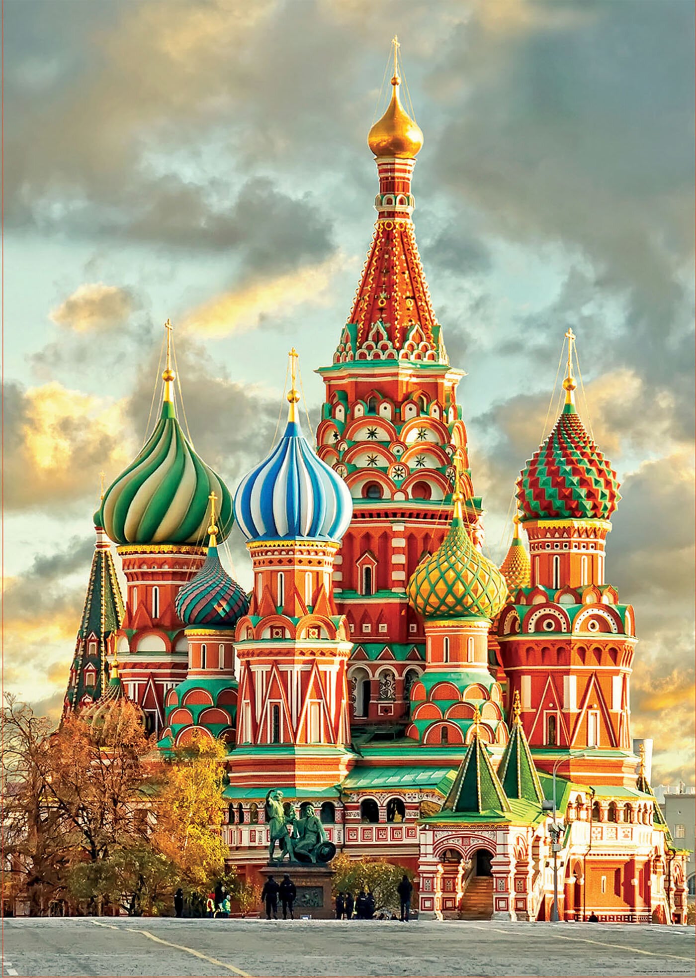 Educa Puslespil, Saint Basils Cathedral - Moscow 1000 brikker