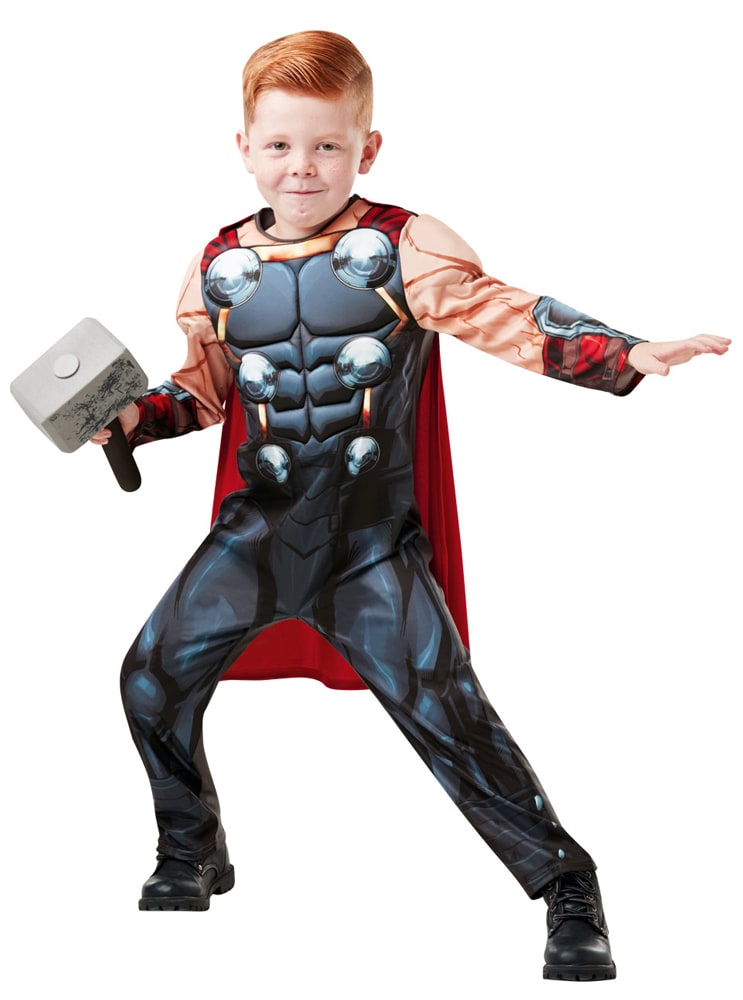 Thor Kostume Deluxe med Hammer