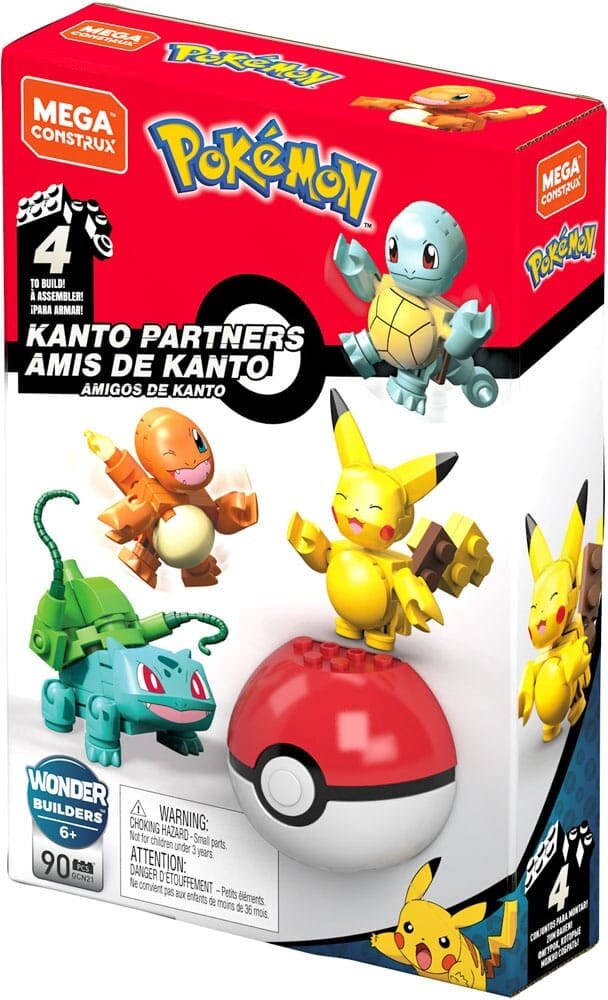 Pokémon - Mega Byggesæt Kanto Partners