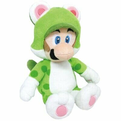 Super Mario Bros - Bamse Cat Luigi 24 cm