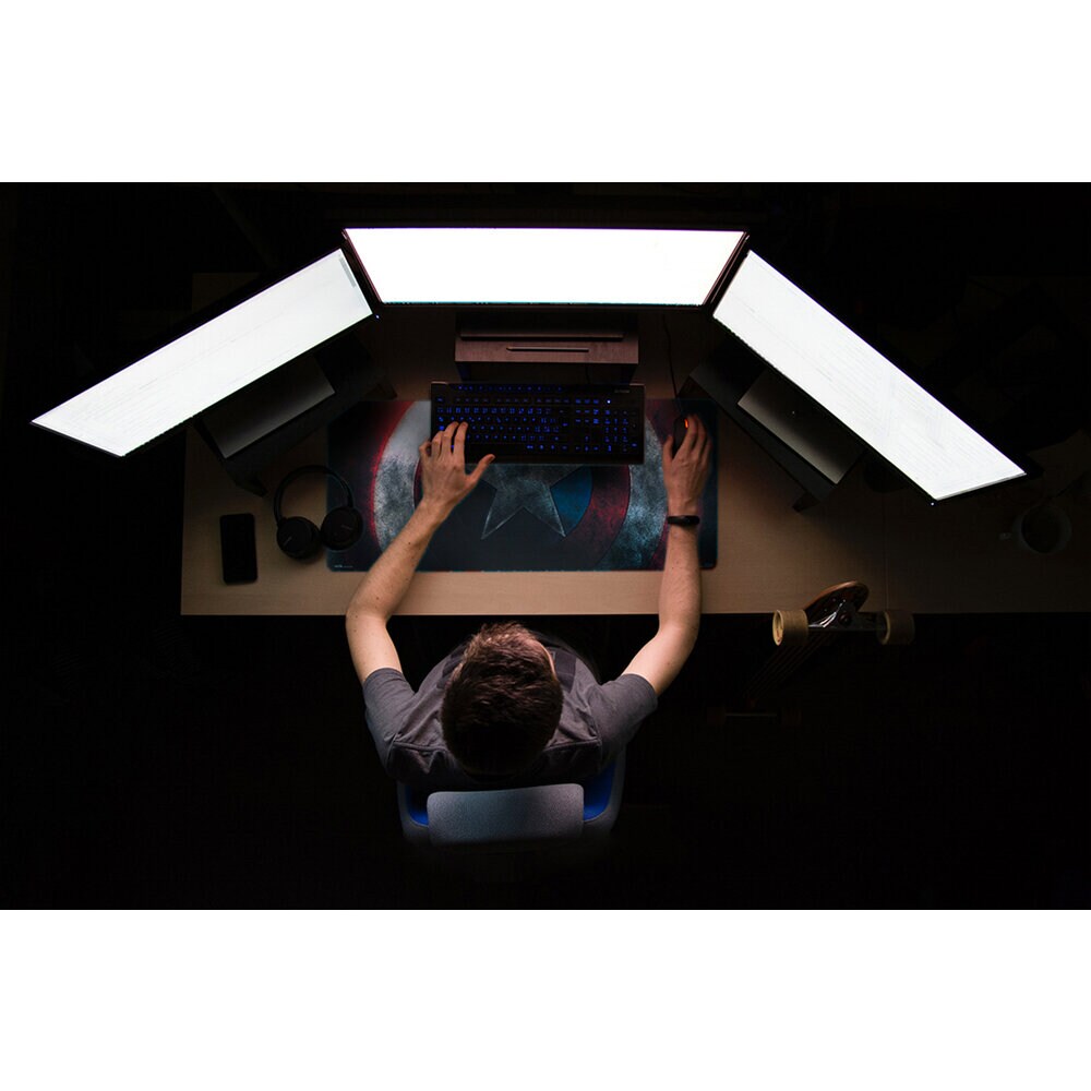 Captain America - Gaming Musemåtte XL, 35 x 80 cm