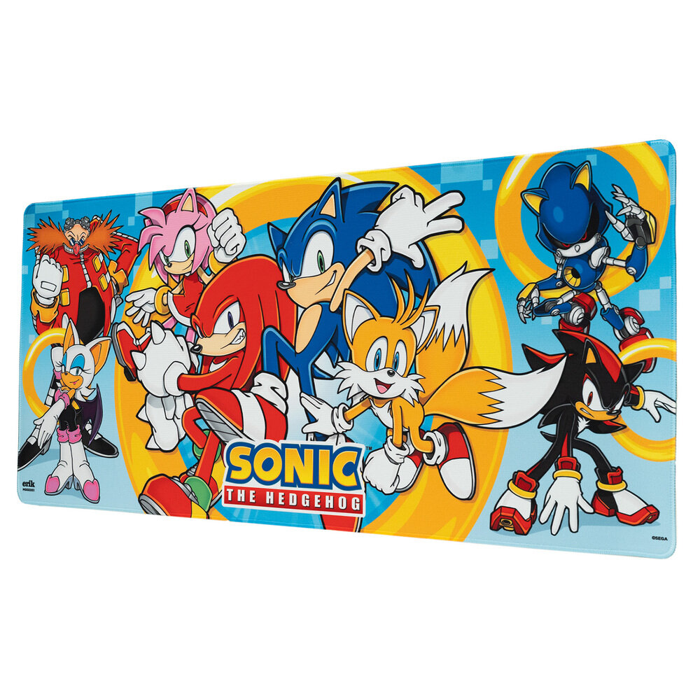Sonic The Hedgehog - Gaming Musemåtte XL, 35 x 80 cm