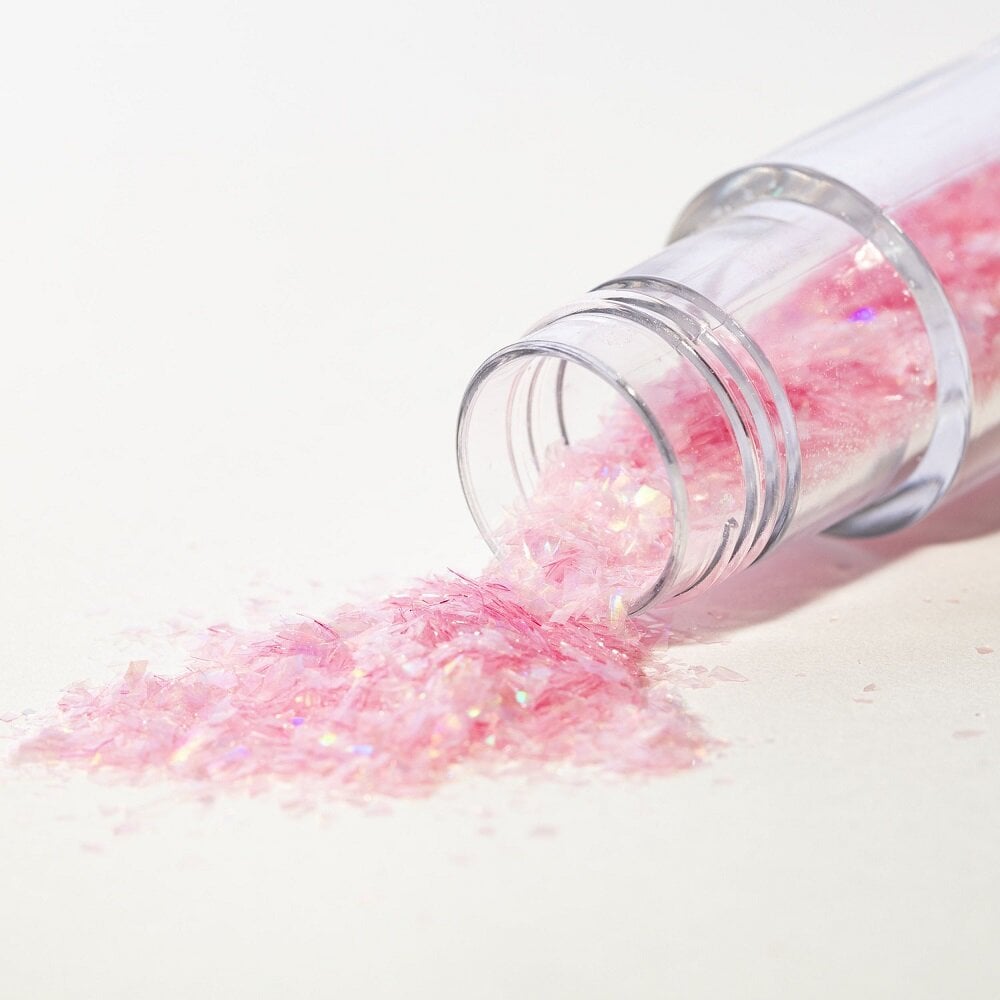 PME Spiselige Glitterflager, lyserød