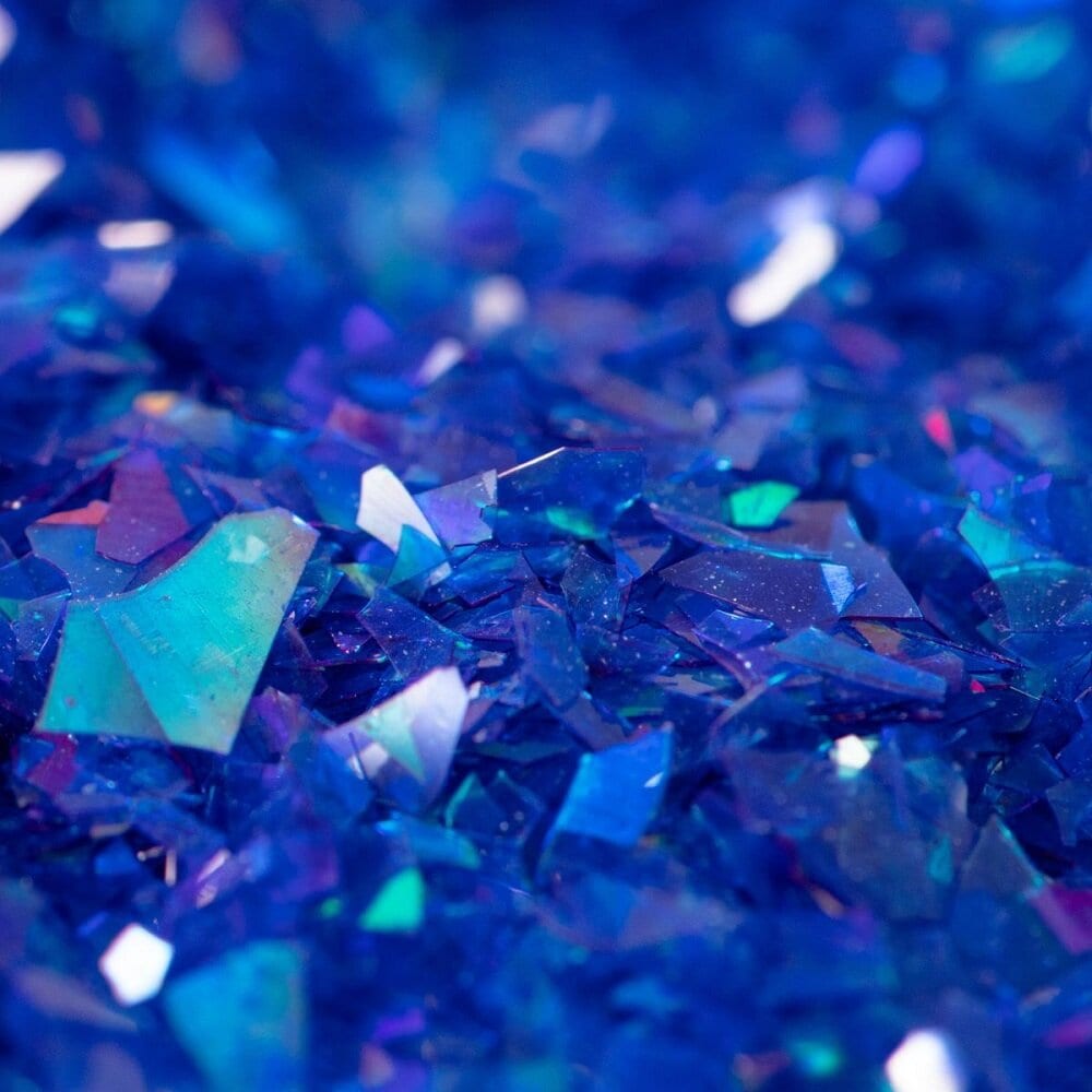 PME Spiselige Glitterflager, blå