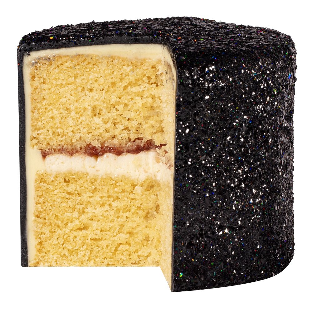 PME Spiselige Glitterflager, sort onyx