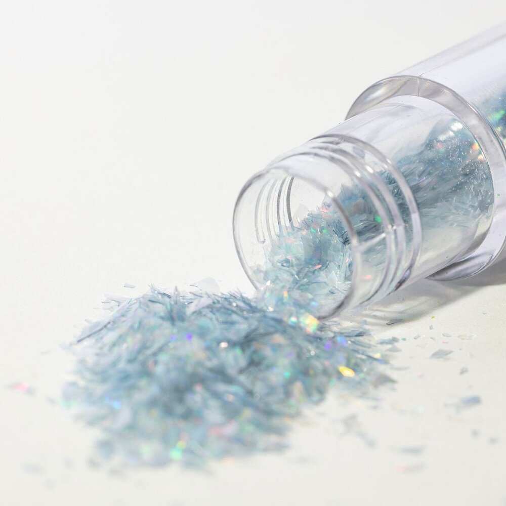 PME Spiselige Glitterflager, sølv