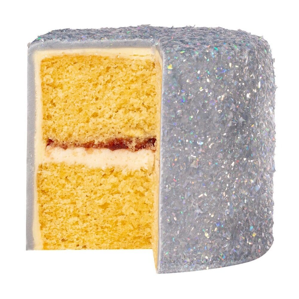 PME Spiselige Glitterflager, sølv