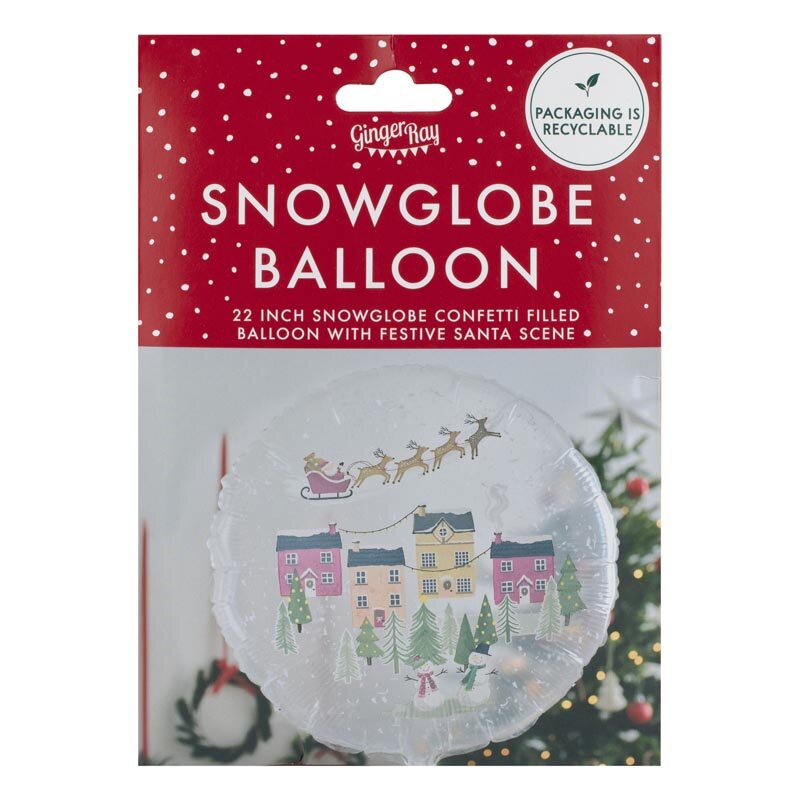 Folieballon - Snekugle 55 cm
