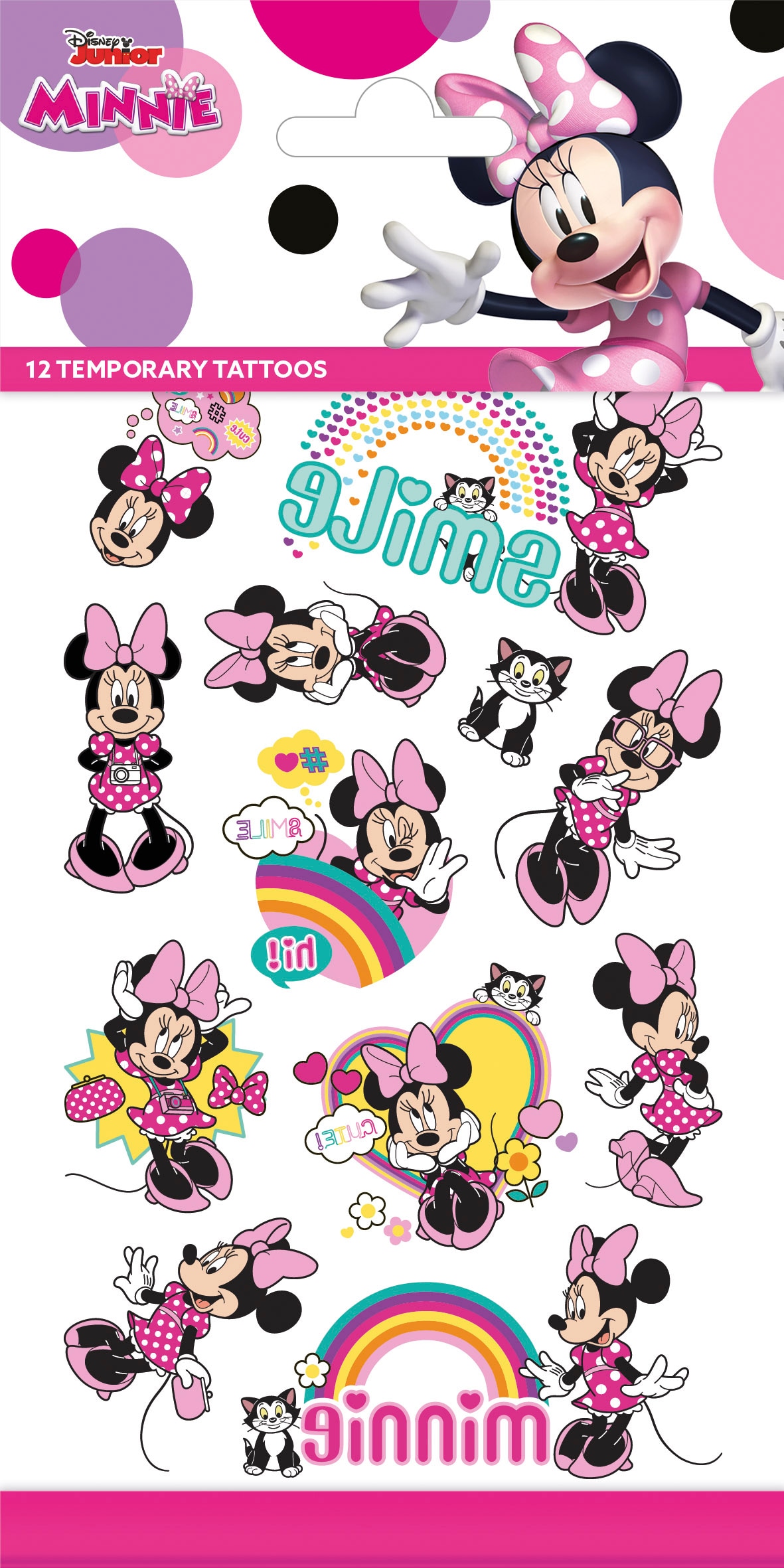 Tatoveringer - Minnie Mouse 12 stk