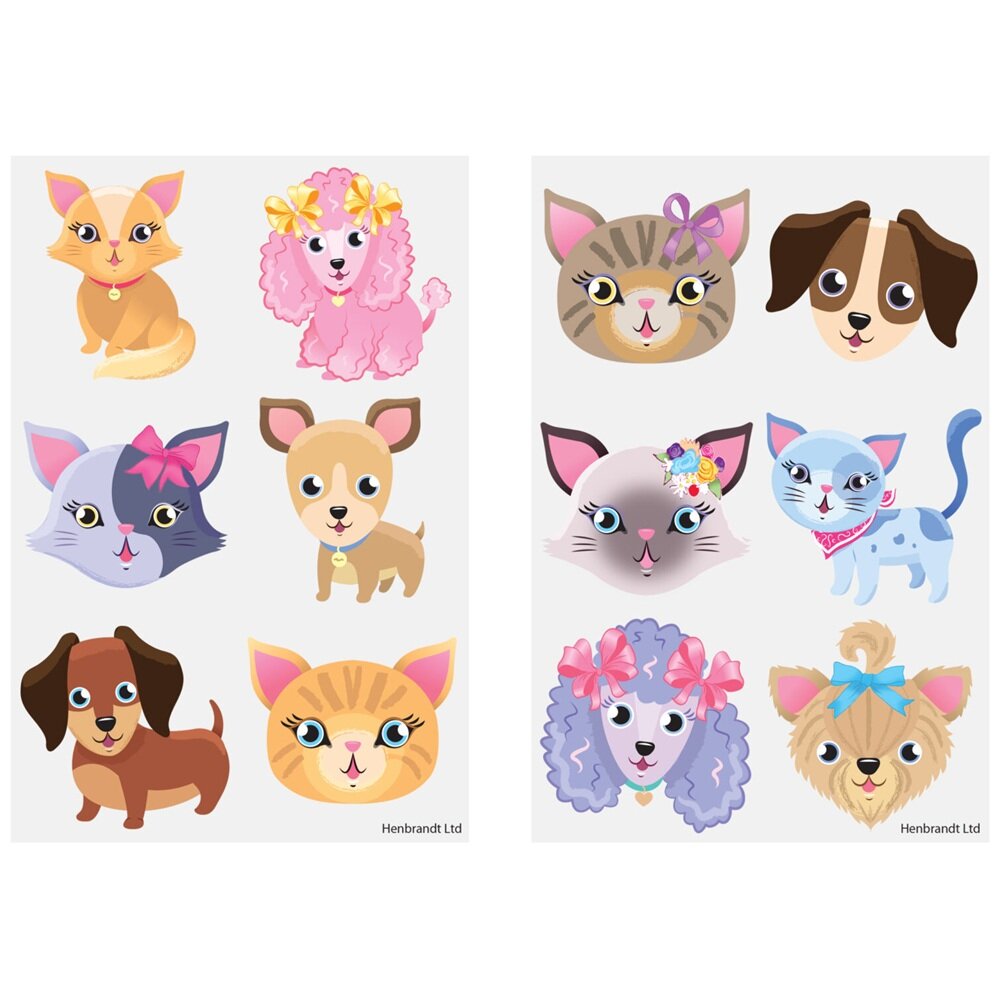 Tatoveringer med hunde og katte 6 stk