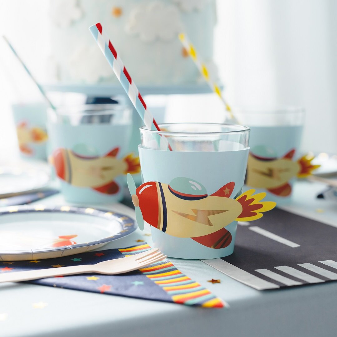 Flyvemaskine - DIY Krusovertræk 6 stk