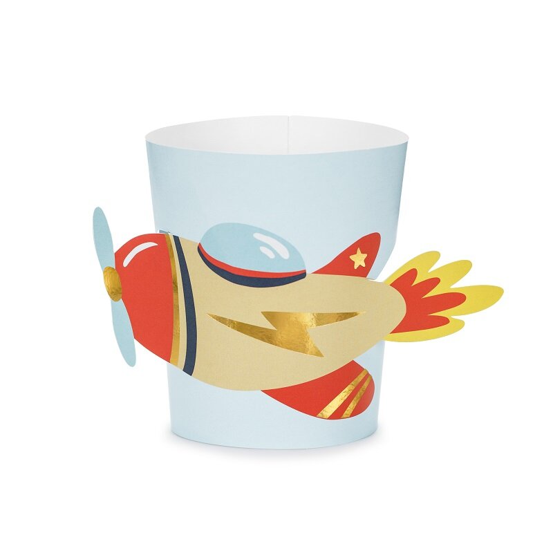 Flyvemaskine - DIY Krusovertræk 6 stk