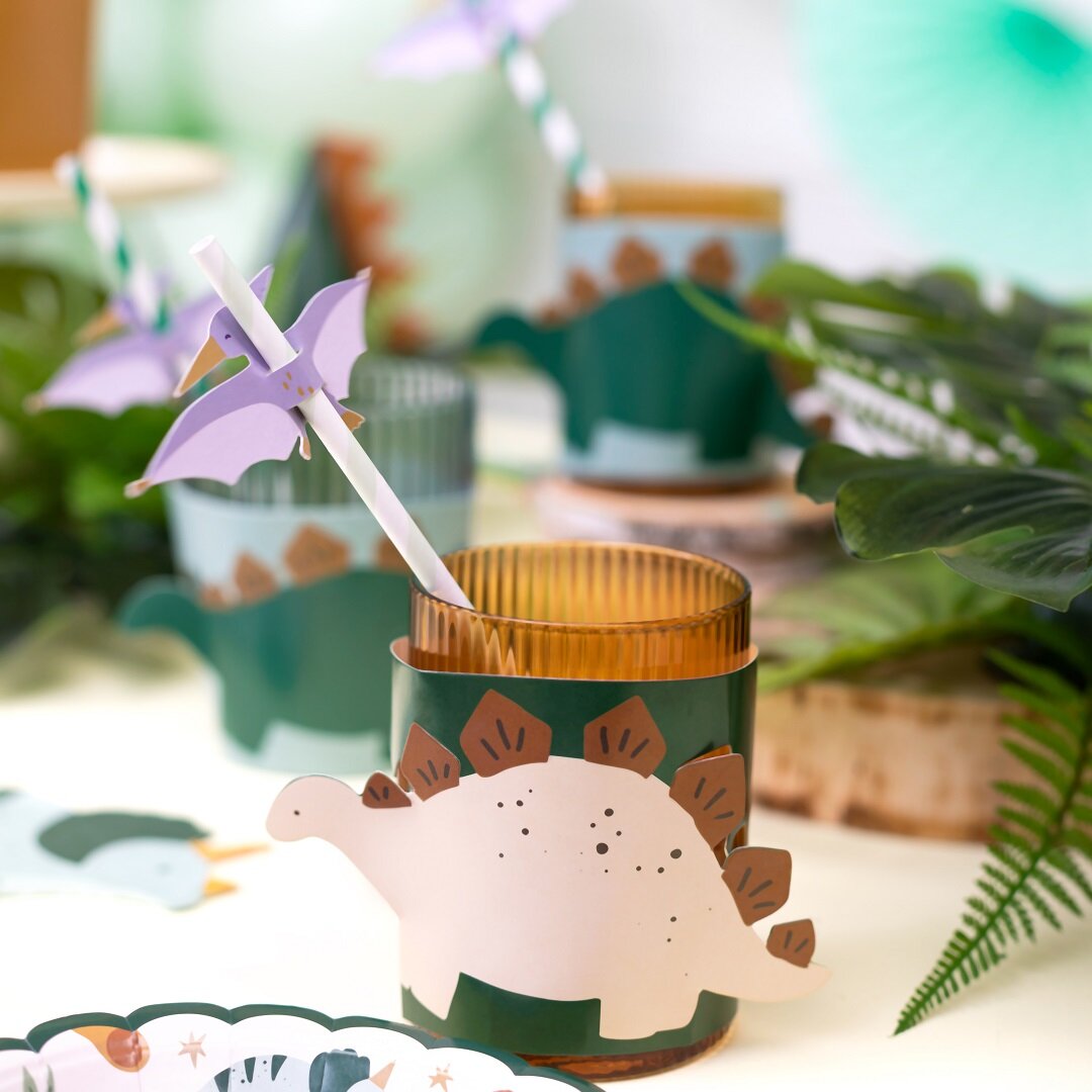 Dinosaur DIY Krusovertræk 6 stk