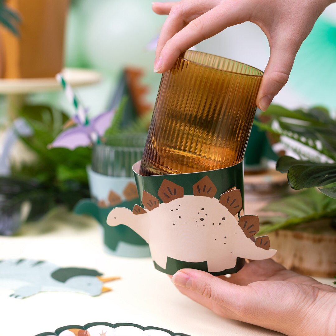 Dinosaur DIY Krusovertræk 6 stk