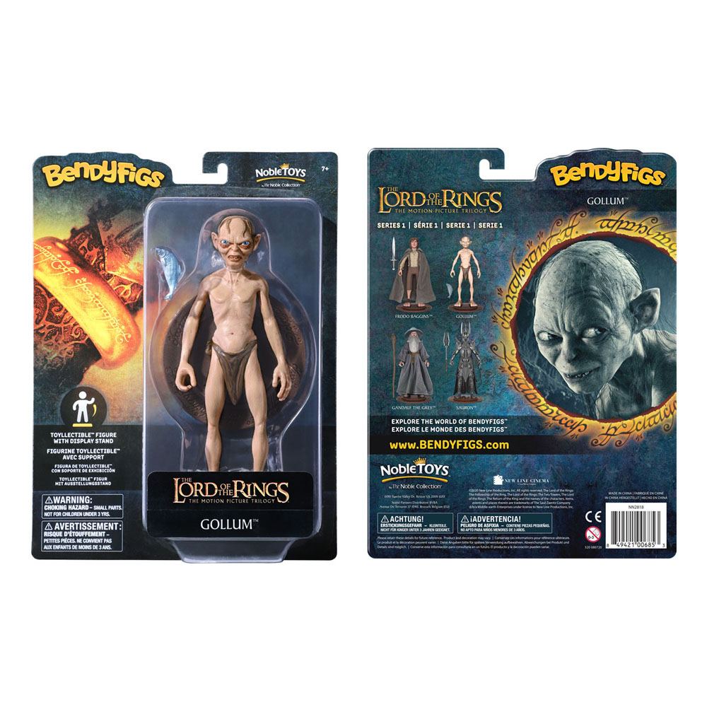 The Lord of the Rings, Bendyfig Actionfigur Gollum 19 cm
