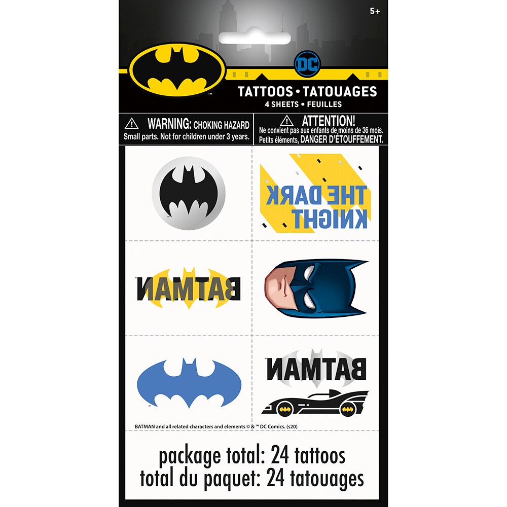 Batman - Tatoveringer 24 stk